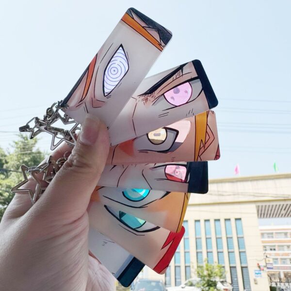 Llavero ojo brillante de Naruto-Mira la magia a través de su ojo