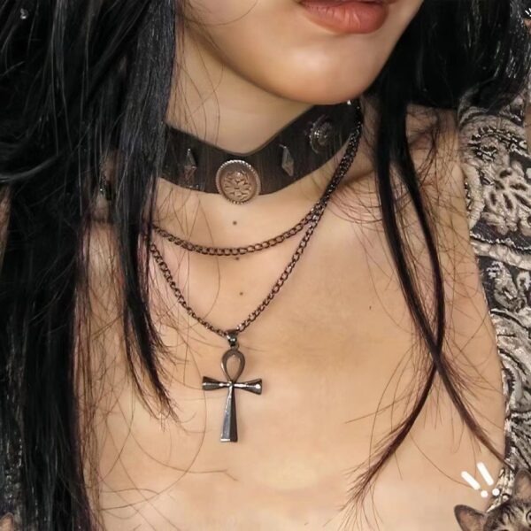 collar cruz egipcia